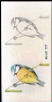 The cigarette cards in the set are: Starling, House-Sparrow, Greenfinch, Goldfinch, Chaffinch, Bullfinch, Linnet, Yellow-Hammer, Reed-Bunting, Swallow, Sand-Martin, Water Wagtail, Wren, Great Tit, Coal-Tit, Blue Tit, Long-Tailed Tit, Song-Thrush, Blackbird, Stonechat, Redstart, Robin, Nightingale, Whitethroat, Blackcap, Goldcrest, Chiff-Chaff, Reed-Warbler, Skylark, Jay, Magpie, Rook, Jackdaw, Kingfisher, Cuckoo, Green Woodpecker, Nightjar, Kestrel, Barn-Owl, Wild-Duck, Wood-Pigeon, Turtle Dove, Partridge, Pheasant, Red-Grouse, Lapwing, Golden Plover, Woodcock, Snipe and Common Gull.