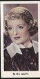 The igarette cards in the set are: 1. Patricia Ellis 2. Myrna Loy 3. Norma Shearer 4. Olivia DeHavilland 5. Constance Cummings 6. Jean Chatburn 7. Nova Pilbeam 8. Anita Louise 9. Jeanette Macdonald 10. Elizabeth Allan 11. Luise Rainer 12. Virginia Grey 13. Rosalind Russell 14. Eleanor Powell 15. Ann Sheridan 16. Sophie Stewart 17. Betty Furness 18. Joan Crawford 19. Maureen O'Sullivan 20. Cecilia Parker 21. Elissa Landi 22. Anna Lee 23. Wendy Weddell 24. Glenda Farrell 25. Kay Francis 26. Ruby Keeler 27. Lynne Carver 28. Deanna Durbin 29. Bette Davis 30. Dorothy Belle Dugan 31. Una Merkel 32. Virginia Bruce 33. Margaret Lindsay 34. Margaret Lockwood 35. Valerie Hobson 36. Vivien Leigh 37. Merle Oberon 38. Joan Blondell 39. Joan Gardner 40. Madeleine Carroll