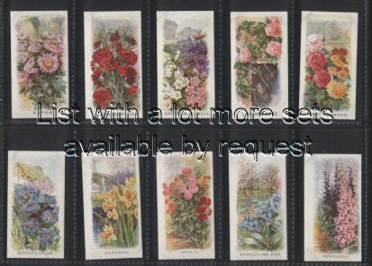 Old favourites  Old favourites 1936 pretty set of 25 very good condition 