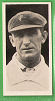 The cigarette cards in the set are: E Beckett, Victoria;L Ames,Kent;THE Andrews,New South Wales;W Bardsley,New South Wales;APF Chapman,Kent;AP Freeman,Kent;JM Gregory,New South Wales;CV Grimmett,South Australia;C Hallows,Lancashire;WR Hammond,Gloucestershire;HL Hendry,Victoria;JB Hobbs,, Surrey;A Jackson,New South Wales;DR Jardine,Surrey;VWC Jupp,Northants;C Kelleway;A Kippax,H Larwood,Notts;CG Macartney,AA Mailey,RLA McNamee,J O'Connor,Essex,WA Oldfield,WH Ponsford,V Richardson,J Ryder,H Smith,Gloucestershire,H Sutcliffe, Yorkshire,, S Staples,MW Tate,Sussex,JM Taylor,E Tyldesley,JC White,Somerset,WM Woodfull,FE Woolley,M Leyland,E Hendren,RES Wyatt,Warwickshire,CP Mead,Hampshire,G Duckworth