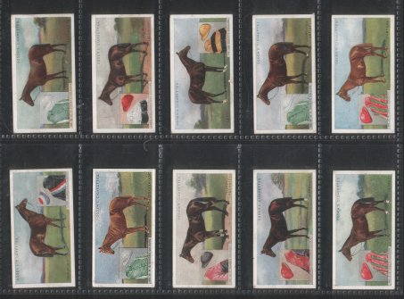 Derby Entrants 1926 complete set of 25 cigarette cards.