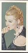 The cigarette cards in the set are : 1. Anna May Wong 2. Lili Damita 3. Evelyn Brent 4. Esther Ralston 5. Nancy Carroll 6. Wynne Gibson 7. Irene Dunne 8. Helen Twelvetrees 9. Lilian Harvey 10. Heather Angel 11. Ruby Keeler 12. Laura La Plante 13. Marie Dressler 14. Madge Evans 15. Myrna Loy 16. Janet Gaynor 17. Sally Eilers 18. Joan Blondell 19. Diana Wynyard 20. Marian Marsh 21. Greta Garbo 22. Lupe Velez 23. Marion Davies 24. Jean Harlow 25. Jeanette Macdonald 26. Joan Bennett 27. Adrianne Allen 28. Sari Maritza 29. Evelyn Laye 30. Jessie Matthews 31. Claudette Colbert 32. Ann Harding 33. Constance Bennett 34. Bebe Daniels 35. Cicely Courtneidge 36. Greta Nissen 37. Gloria Stuart 38. Marion Nixon 39. Raquel Torres 40. Pat Paterson 41. Thelma Todd 42. Leila Hyams 43. Claire Trevor 44. Norma Shearer 45. Mary Carlisle 46. Carole Lombard 47. Helen Hayes 48. Zasu Pitts 49. Sydney Fox 50. Miriam Hopkins