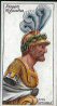 The  cigarette cards in the set include :  1 H.M.S. "Princess Royal." 2 H.M.S. "Queen Charlotte." 3 H.M.S. "Colossus." 4 H.M.S. "Seahorse." 5 H.M.S. "Royal William." 6 H.M.S. "Bellerephon." 7 H.M.S. "Royal Albert." 8 H.M.S. "St. Wincent." 9 H.M.S. "Duke of Wellington." 10 The "Sybille." 11 H.M.S. "Leander." 12 H.M.S. "Edinburgh." 13 H.M.S. "Formidable." 14 The "Terra Nova." 15 The "Half Moon." 16 H.M.S. "Warrior." 17 H.M.S. "Victory." 18 H.M.S. "Shannon." 19 H.M.S. "Duke of Marlborough." 20 H.M.S. "Ajax." 21 H.M.S. "Gibraltar" 22 H.M.S. "Royal Sovereign." 23 H.M.S. "Eurydice." 24 H.M.S. "Calcutta." 25 H.M.S. "Black Prince." 