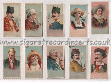 World's Smokers 1926 complete set of 50 cigarette cards , some cards have light water stains, especially on backs, but all are strong & very good,