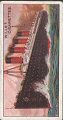 The cigarette cards in the set are: 1 "Ariel" 2 "Merrimac & Monitor" 3 "Nimrod" 4 "H.M.S. Warrior" 5 "Earl of Balcarres" 6 "Victoria & Albert" 7 "Ermack" 8 "Nautilus" 9 "H.M.S. Captain" 10 "Fram" 11 "H.M.S. Victory" 12 "Gull Stream" 13 "Santa Maria" 14 "William Fawcett" 15 "Great Western" 16 "Revenge" 17 "Britannia" 18 "Niobe" 19 "Alabama" 20 "Golden Hind" 21 "H.M.S. Rattler v. Alecto" 22 "Great Harry" 23 "Great Western" 24 "Half Moon" 25 "Mayflower" 26 "Charlotte Dundas" 27 "R.M.S. Scotia" 28 "Roosevelt" 29 "Warspite" 30 "Robert F. Stockton" 31 "Comet" 32 "London" 33 "H.M.S. Britannia" 34 "H.M.S. King George V" 35 "Terra Nova" 36 "Maple Leaf III" 37 "Balkal" 38 "Matthew" 39 "Columbia" 40 "R.M.S. Mauretania" 41 "Standart" 42 "Hohenzollern" 43 "City of Manchester" 44 "H.M.S. Royal George" 45 "H.M.S. Bellerophon" 46 "Ark Royal" 47 "Bounty" 48 "St. George" 49 "Eurydice" 50 "Princess Alice"