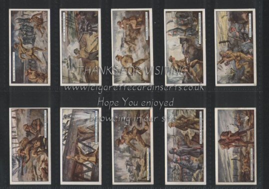 V.C.'s 1926 complete set of 50  cigarette cards issued for New Zealand sales, excellent condition, amazing images