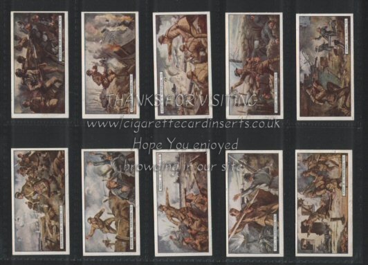 V.C.'s 1926 complete set of 50  cigarette cards issued for New Zealand sales, excellent condition, amazing images